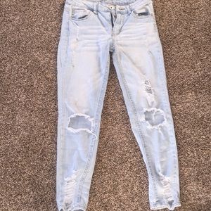 Rue and amethyst skinny jeans